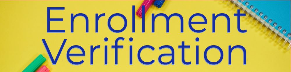 Kinder Enrollment Verification Banner Kinder Enrollment Verification Banner